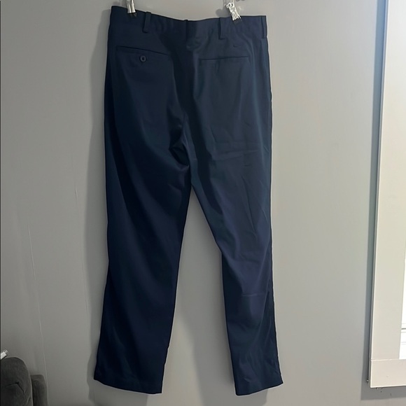Nike Blue Athletic Dress Pants Slim Fit - Picture 5 of 6